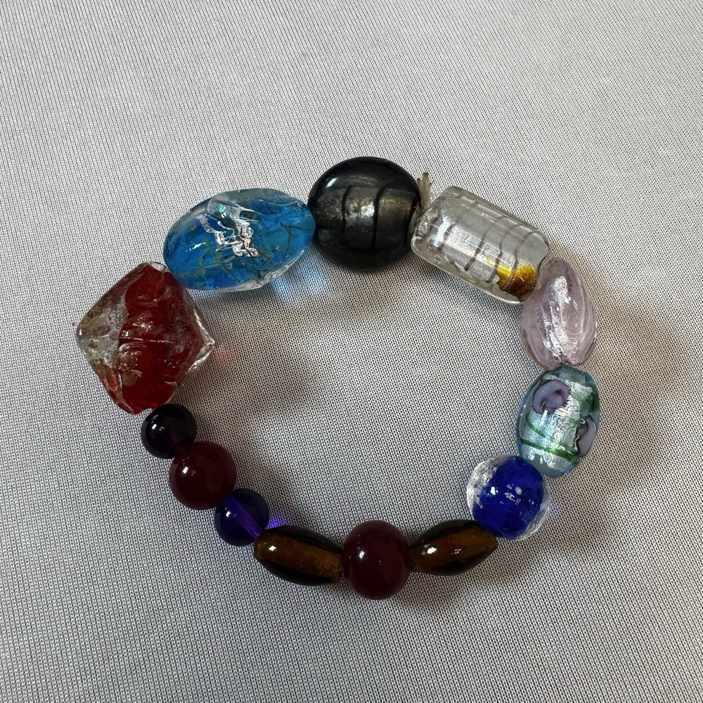 Fashion Jewelry‎ Art Glass Stretch Bracelet